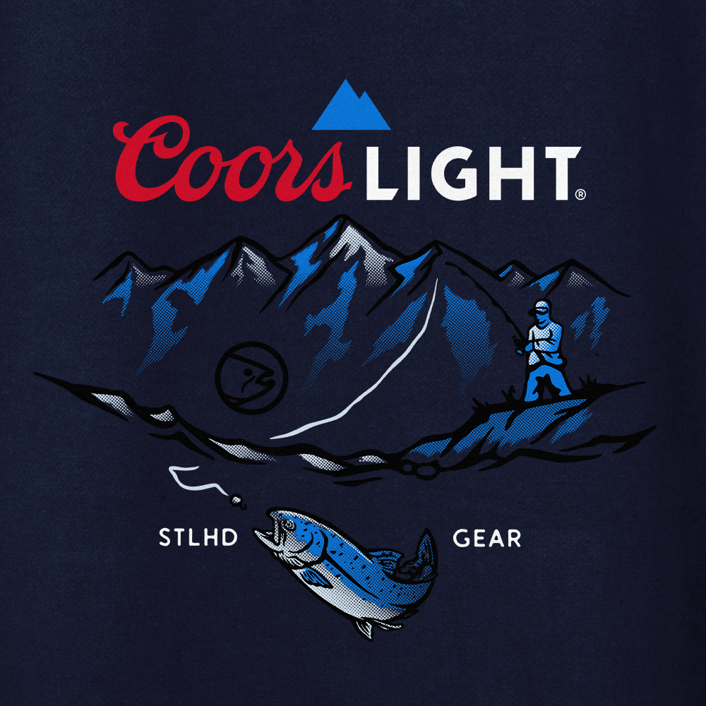 STLHD Men’s X Coors Light Streamside Premium Hoodie