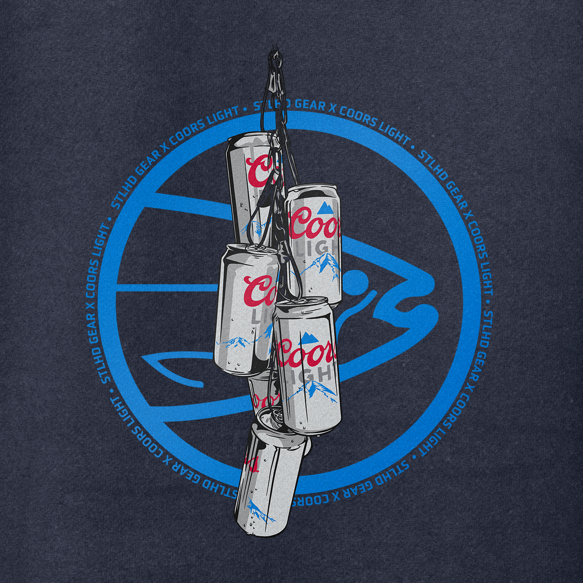 STLHD Men’s X Coors Light Stringer Premium Hoodie