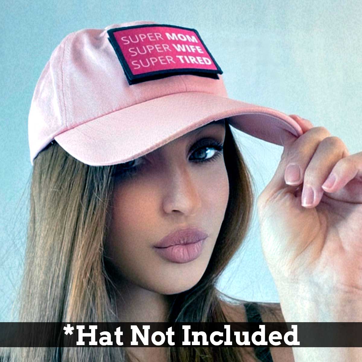 Super Mom - Super Wife - Super Tired - Removable Patch