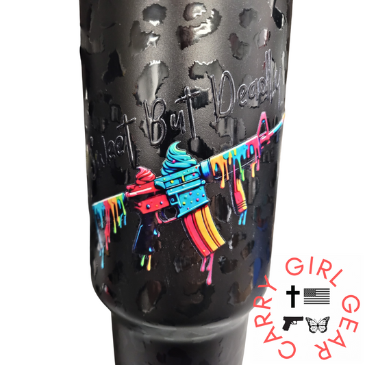 SWEET BUT DEADLY Tumbler CHEETAH 40oz