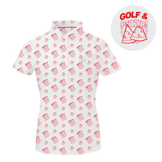 Golf & Pizza Women's Polo - Final Sale
