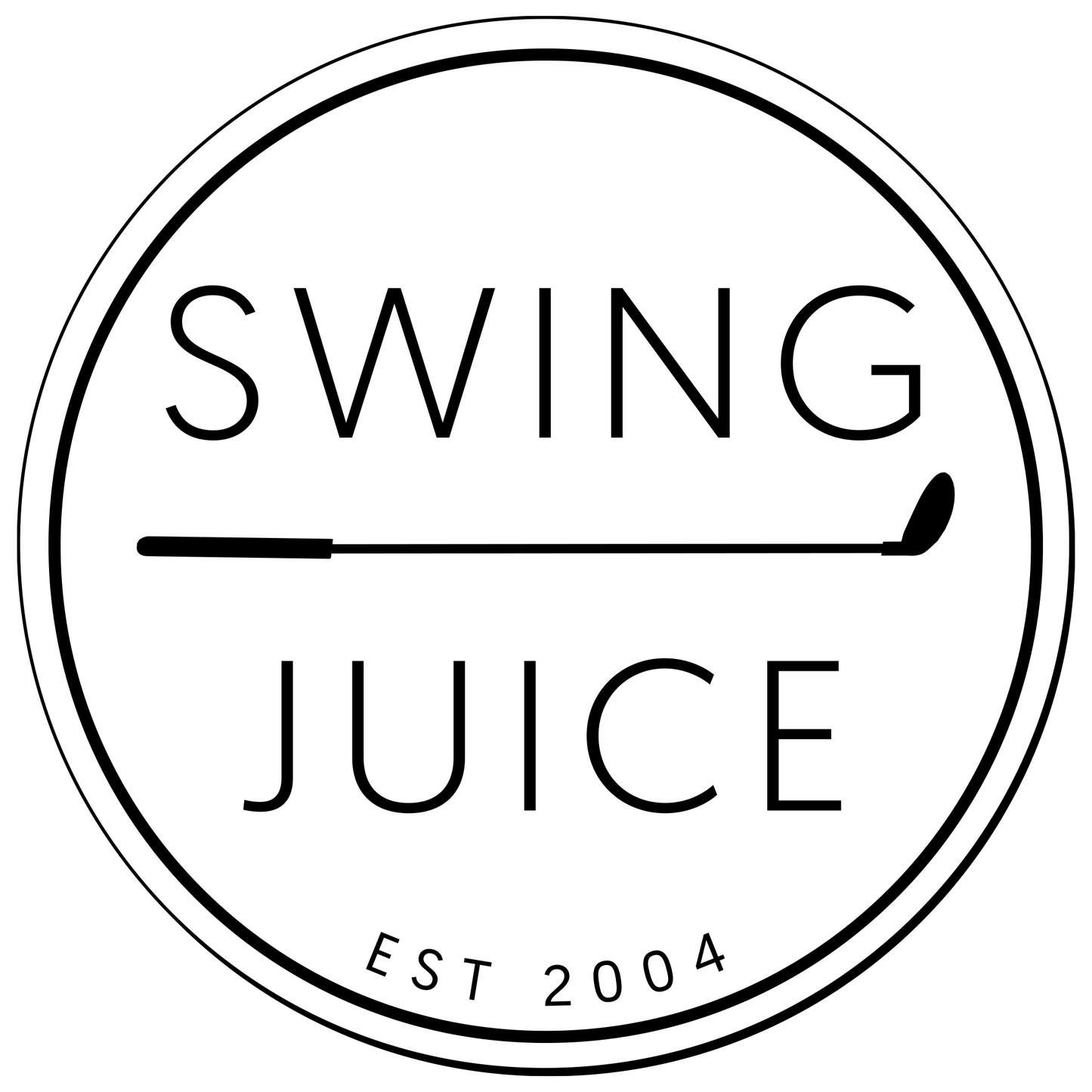 Golf Retro Sticker White O/S