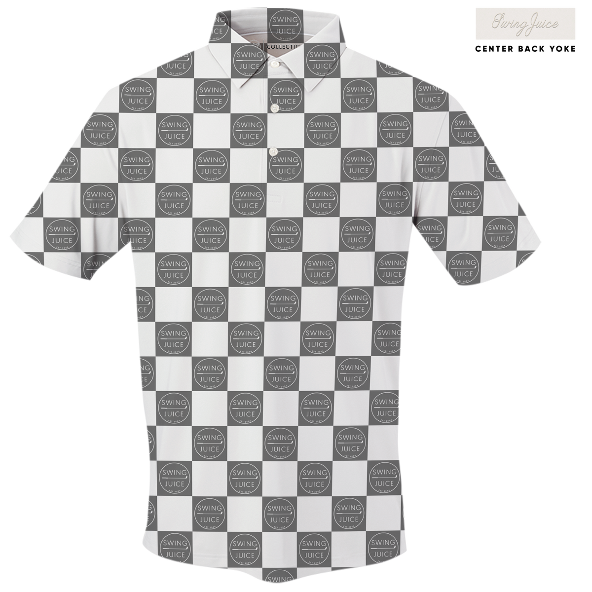 Golf SJ Checkerboard Men's Polo - Final Sale
