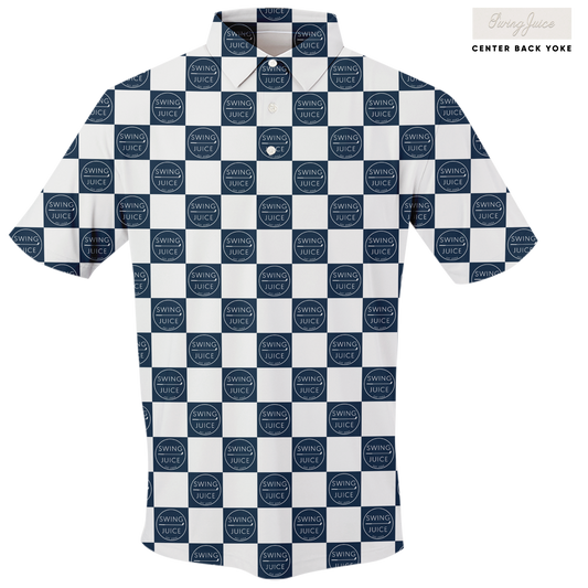 Golf SJ Checkerboard Men's Polo - Final Sale