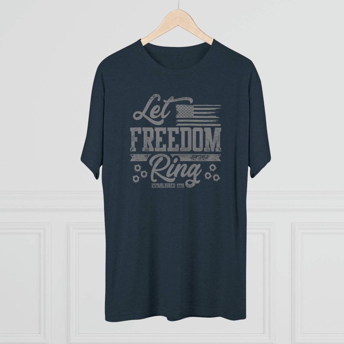 Let Freedom Ring - Tri-Blend Crew Tee
