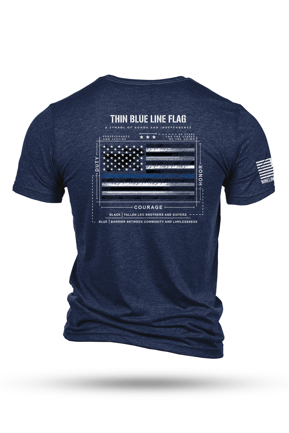 Tri-Blend T-Shirt - TBL FLAG SCHEMATIC – Man Cave And Apparel