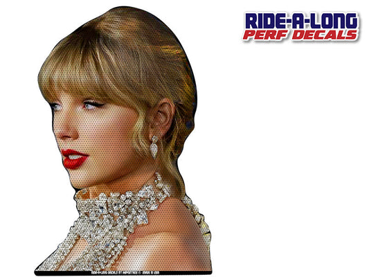 T Swift *RIDE A LONG* Perforated Decal