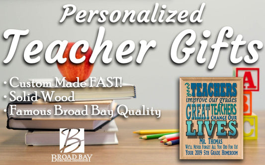 Teacher Gift Plaque Custom and Personalized