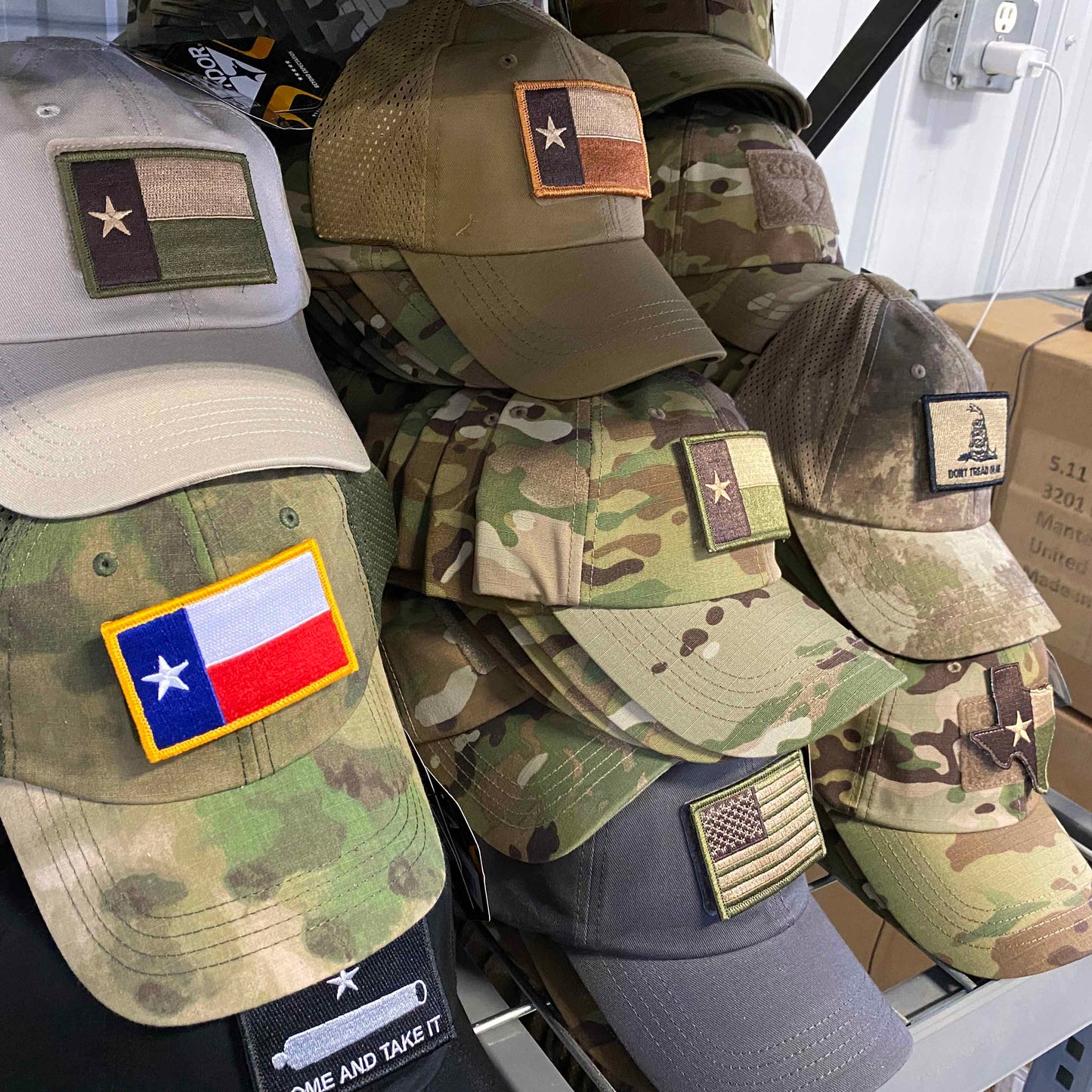 Texas Tactical Patch - 2" x 3" - MULTICAM Camo