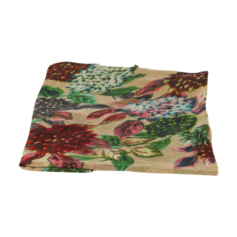 Thistle Flower Summer Scarf