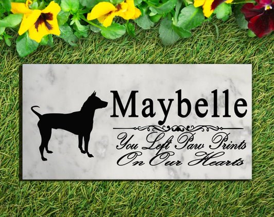 Thai Ridgeback Memorial Stone Personalized Garden Plaque or Grave Marker Outdoor or Indoor