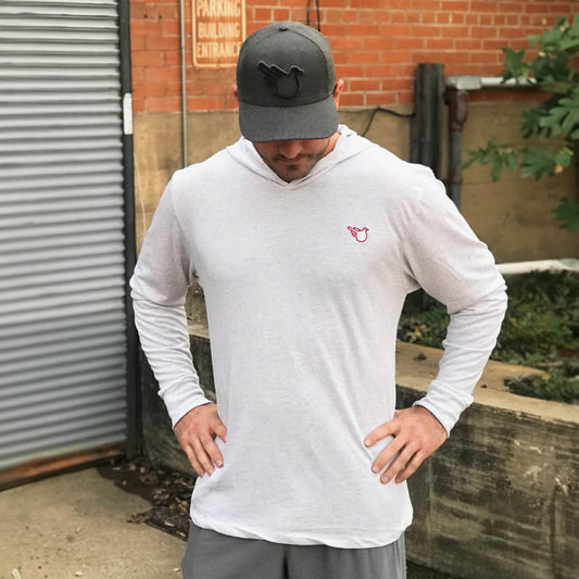 The Bowman Hooded Long Sleeve (White)