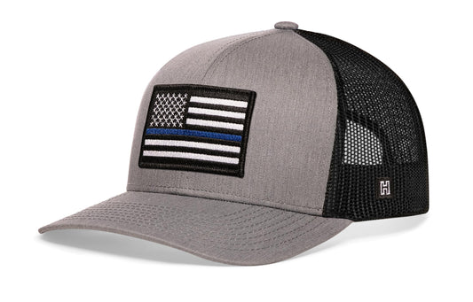 Thin Blue Line Trucker Hat | Police Snapback