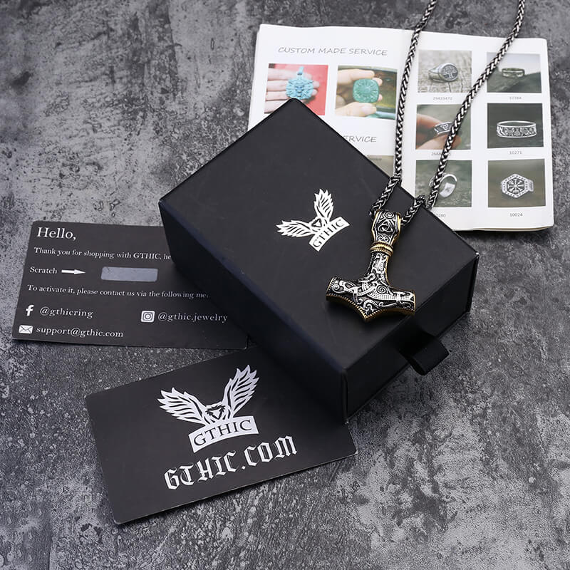 Thor’s Hammer Stainless Steel Pendant