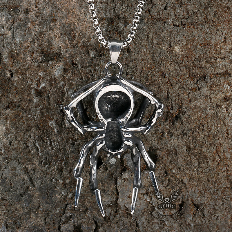 Thousand-Eyed Eight-Leg Spider Stainless Steel Pendant
