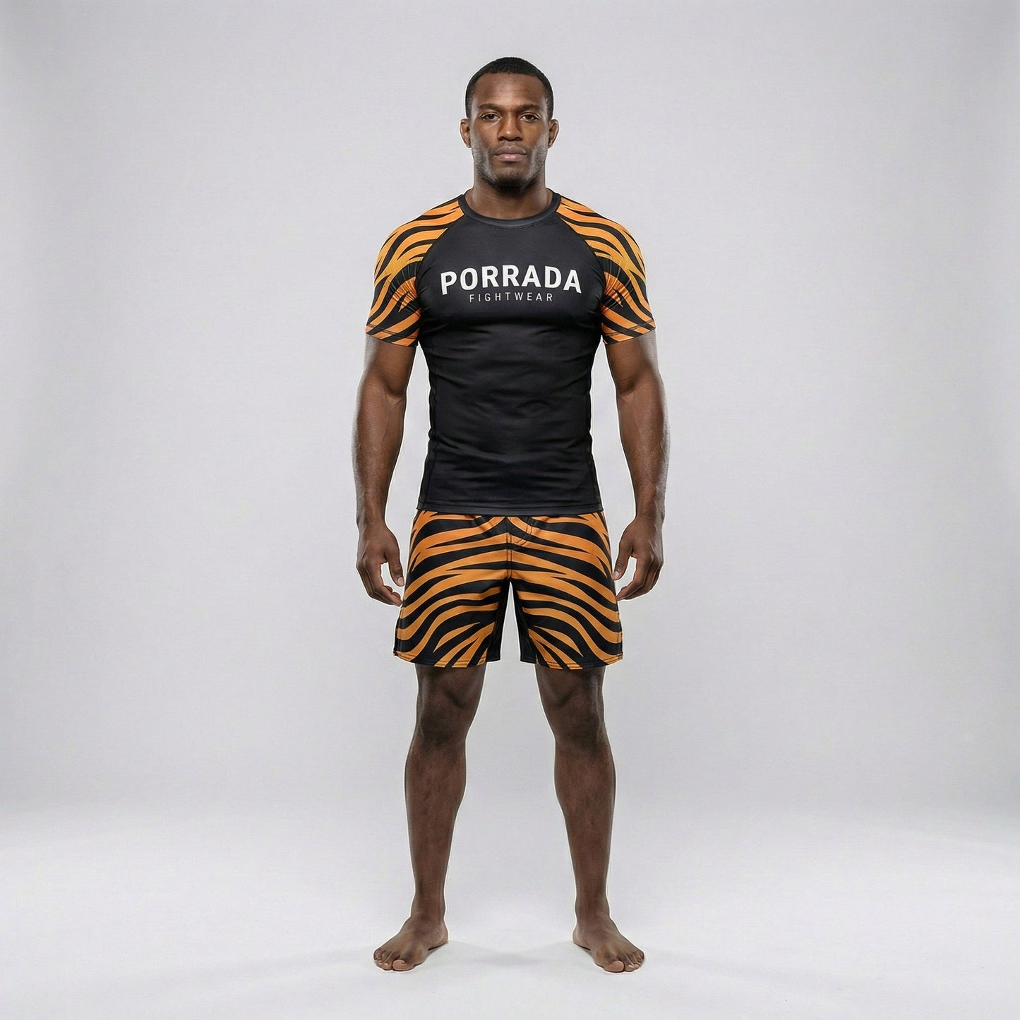 TIGER SHORT SLEEVE RASH GUARD