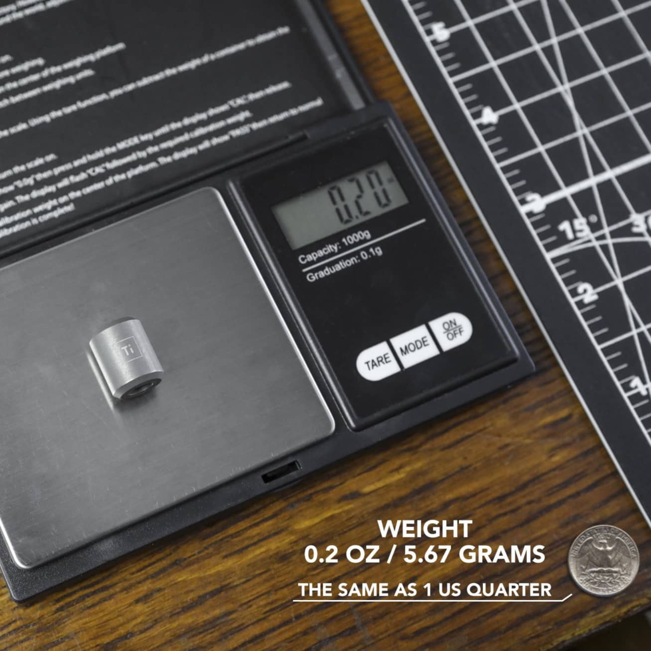 Titanium Lanyard Bead