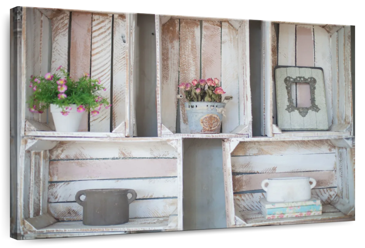 Crate Decor Roses Wall Art