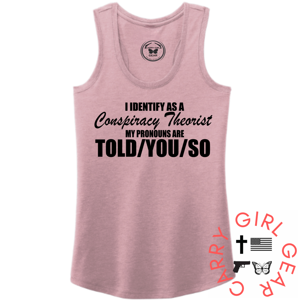 TOLD YOU SO TANK TOP