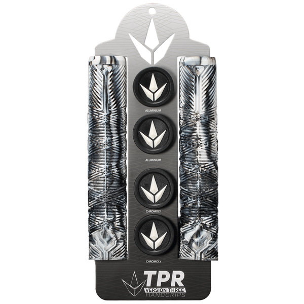 Envy Handgrips V3 (TPR) - Black/White (Pair)