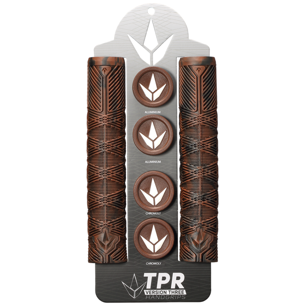 Envy Handgrips V3 (TPR) - Chocolate/Black (Pair)