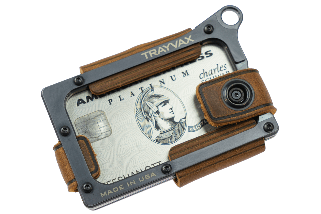 Contour Wallet - Black Tobacco Brown