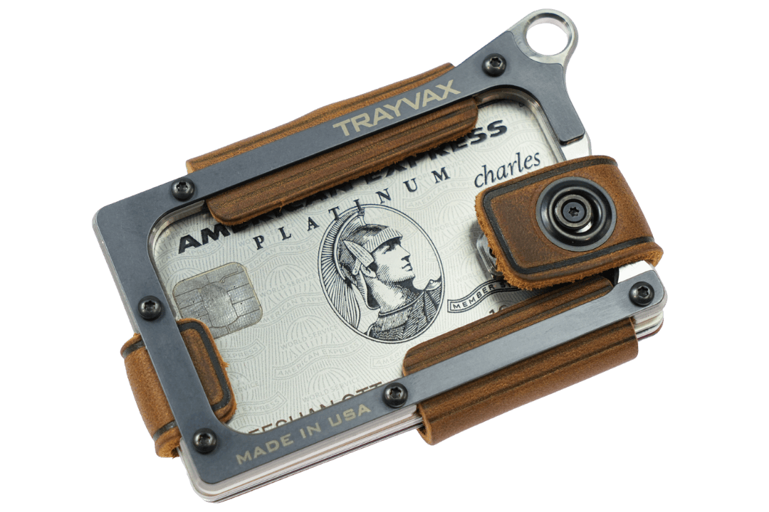 Contour Wallet - Raw Tobacco Brown