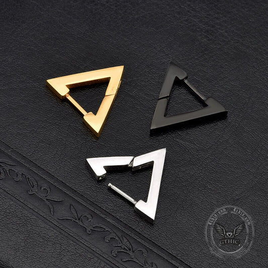 Triangle Stainless Steel Geometric Earrings
