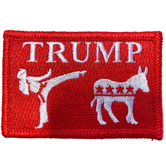 Trump Kicks Ass - 2" x 3" Patch