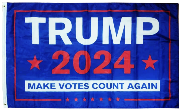 Trump 2024 Make Votes Count Again Flag