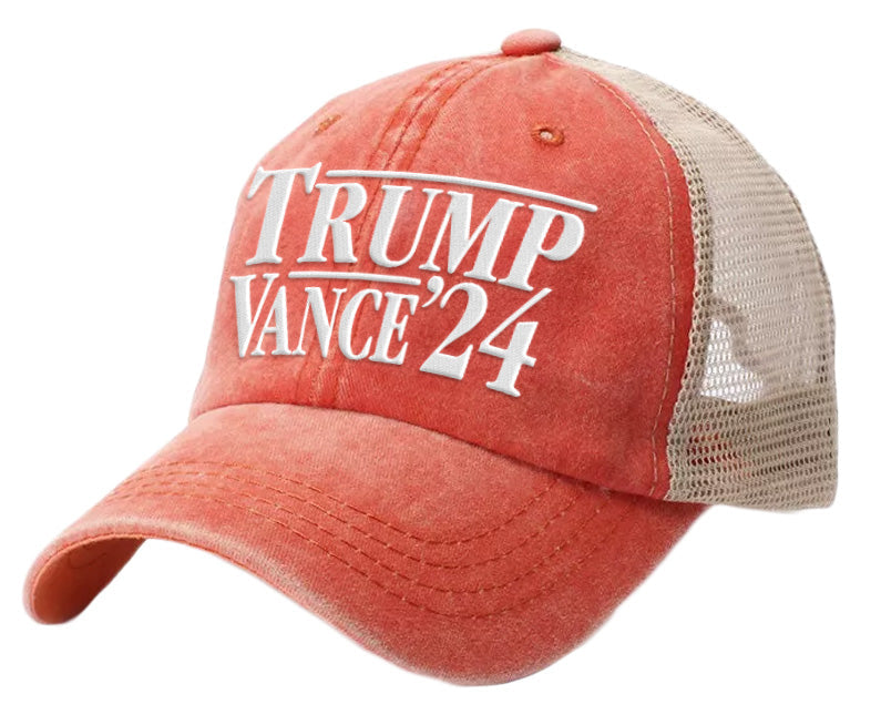 Trump Vance - Orange Trucker Hat - 2812