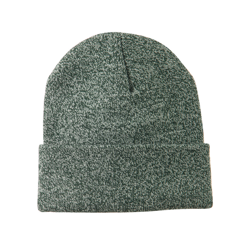 Two Tone Blend Cuff Beanie