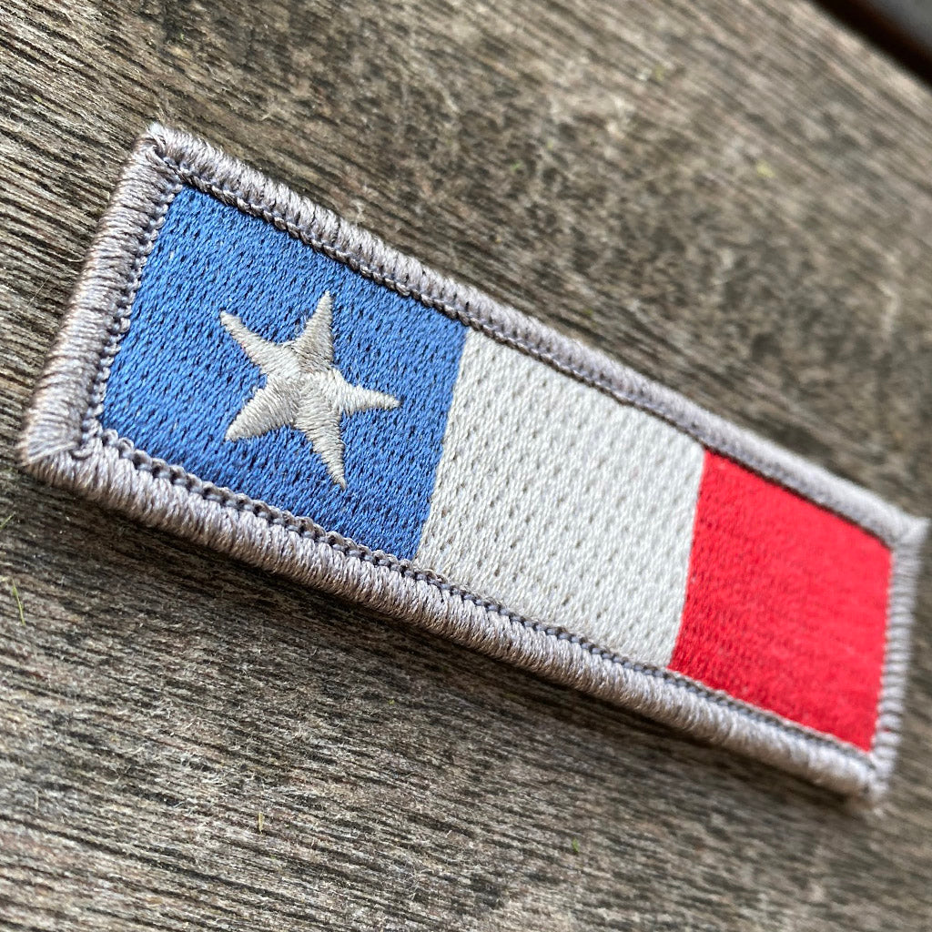 Dodson's Texas Tri-Color Tactical Morale Patch - 1" x 3"