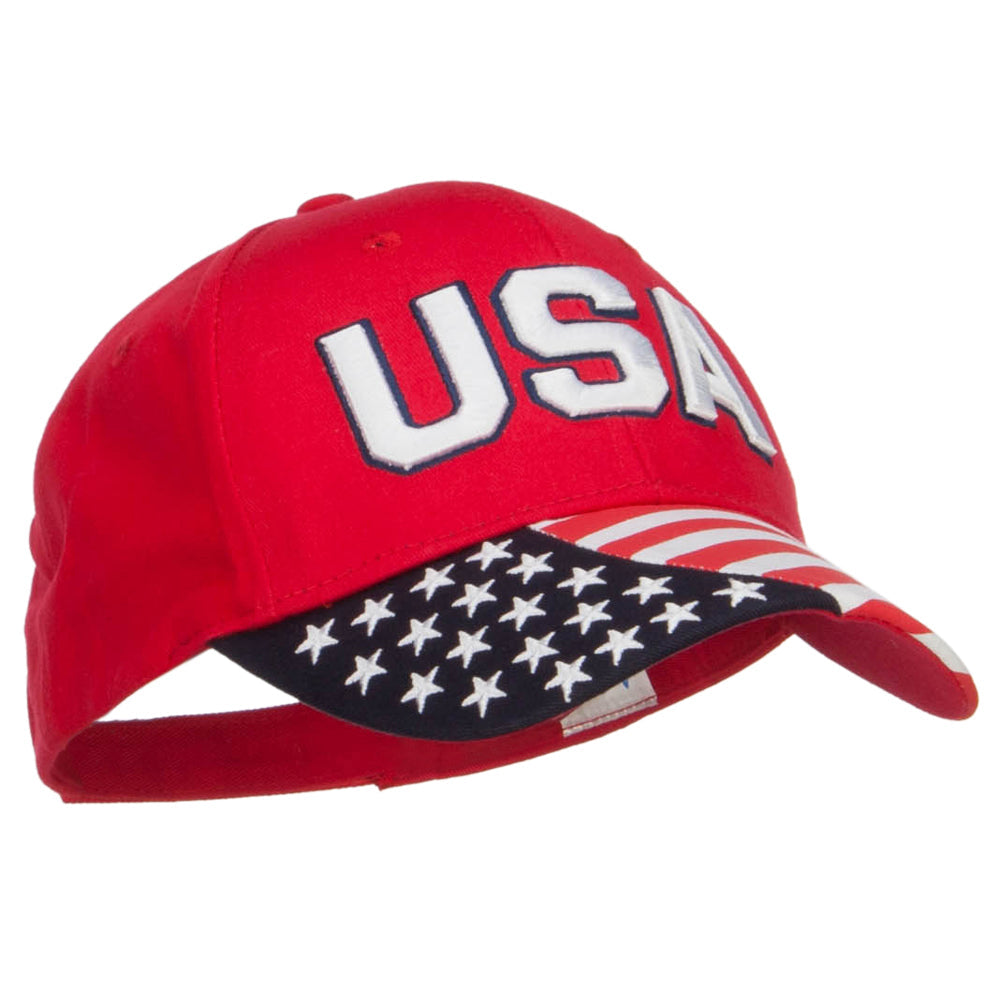 3D USA Flag Cotton Twill Cap