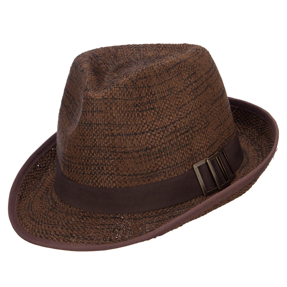 Classic Men's Woven Paper Straw Fedora