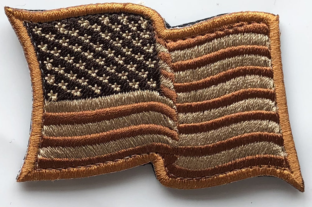 2x3" USA Waving Flag Patch