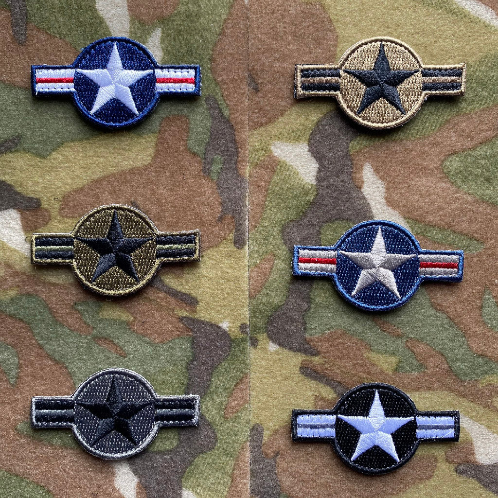 USA Roundel Patch - Die-Cut