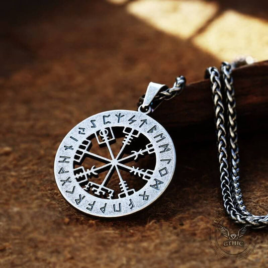 Vegvisir Viking Compass Stainless Steel Pendant