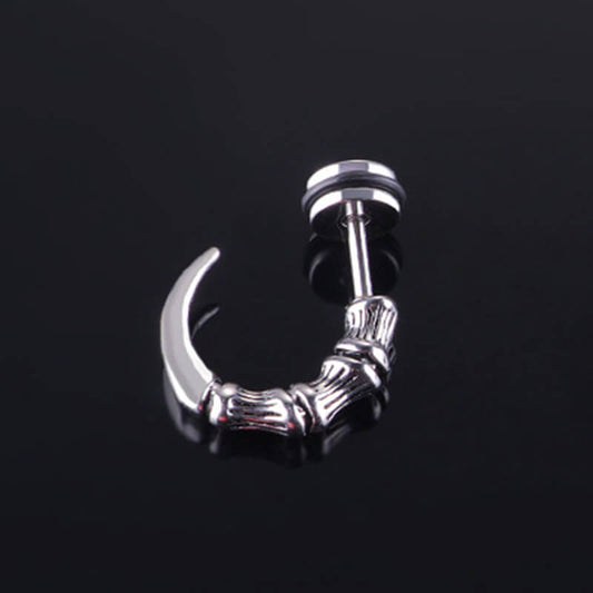 Vintage Eagle Claw Stainless Steel Earrings
