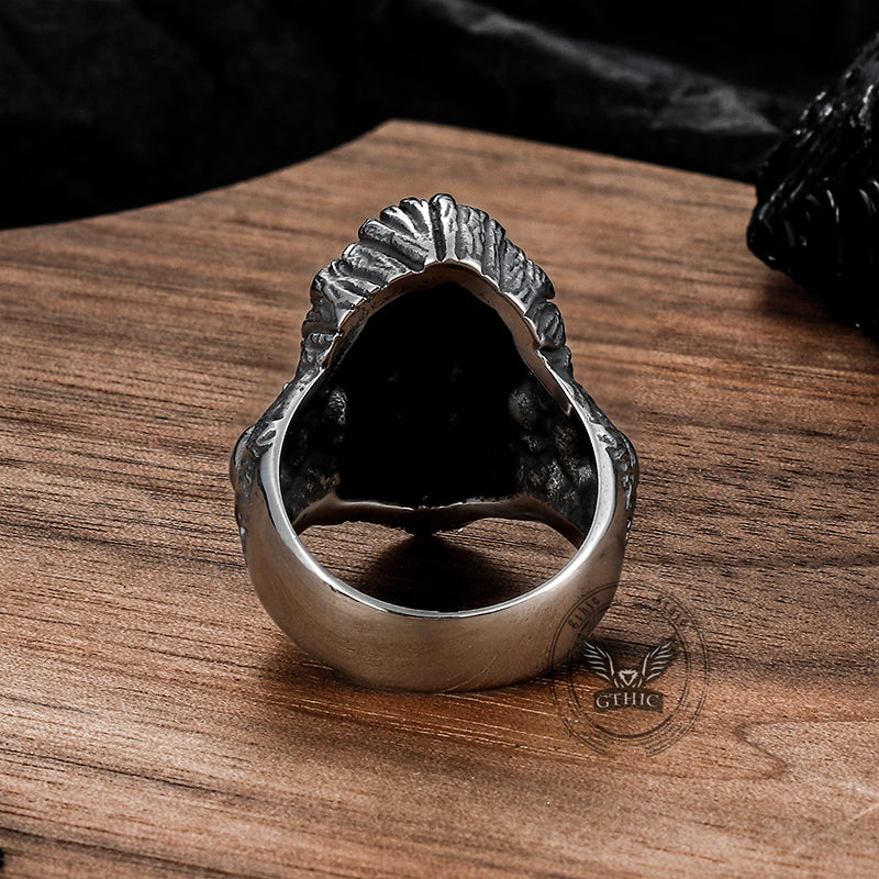 Vintage Monkey King Sun Wukong Stainless Steel Ring