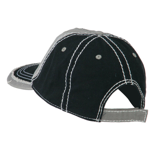 Vintage Washed Cotton Twill Frayed Bill Cap