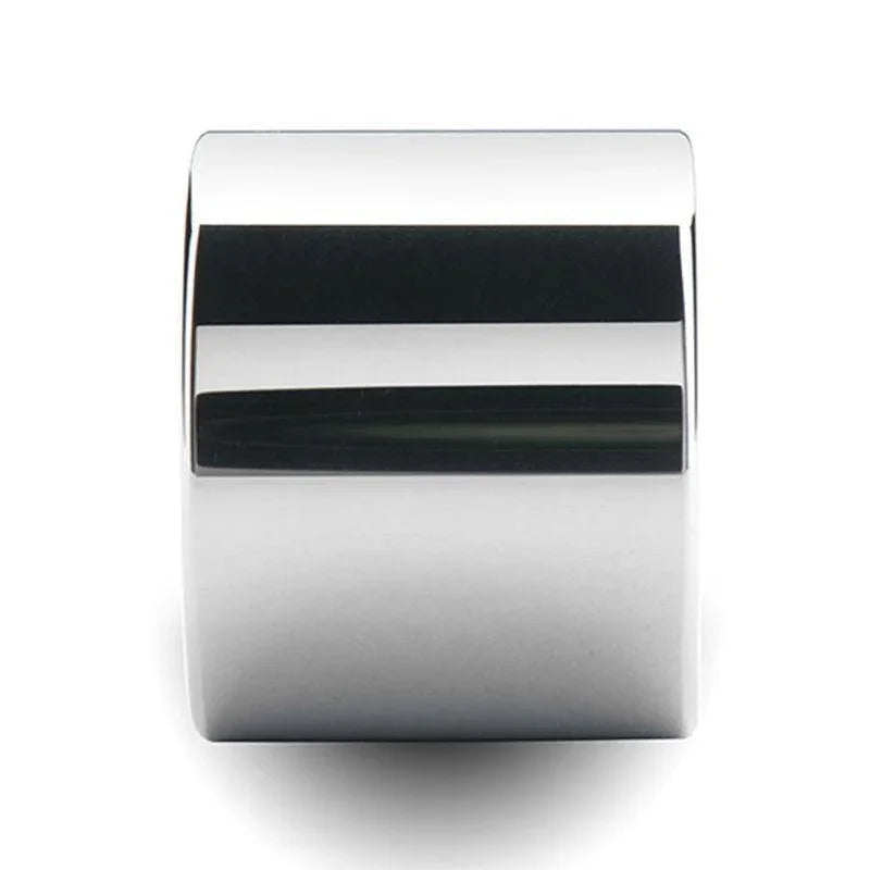 TEXAS Flat Pipe Cut Tungsten Carbide Ring with Polished Finish - 20mm