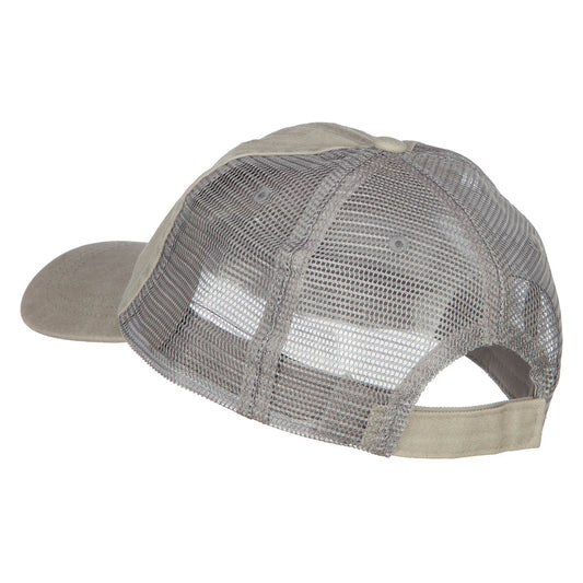 Washed Pigment Dyed Twill Trucker Cap