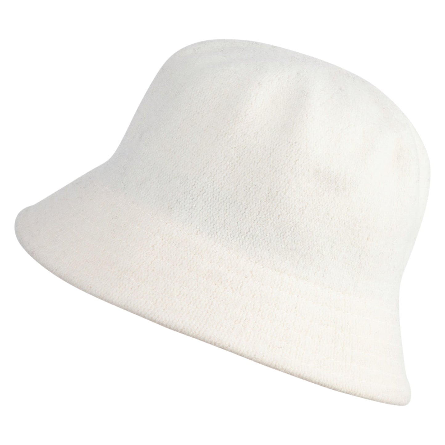 Wool Bucket Hat with Stitches