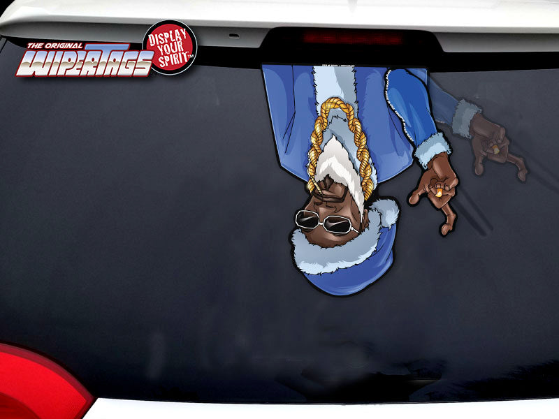 West Coast Santa Waving WiperTag