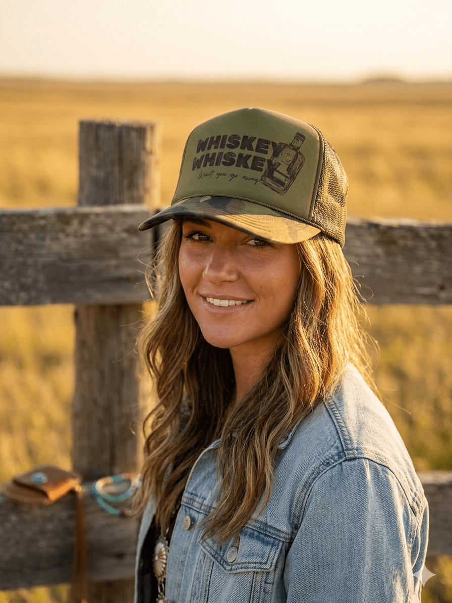 Whiskey Whiskey Trucker Hat