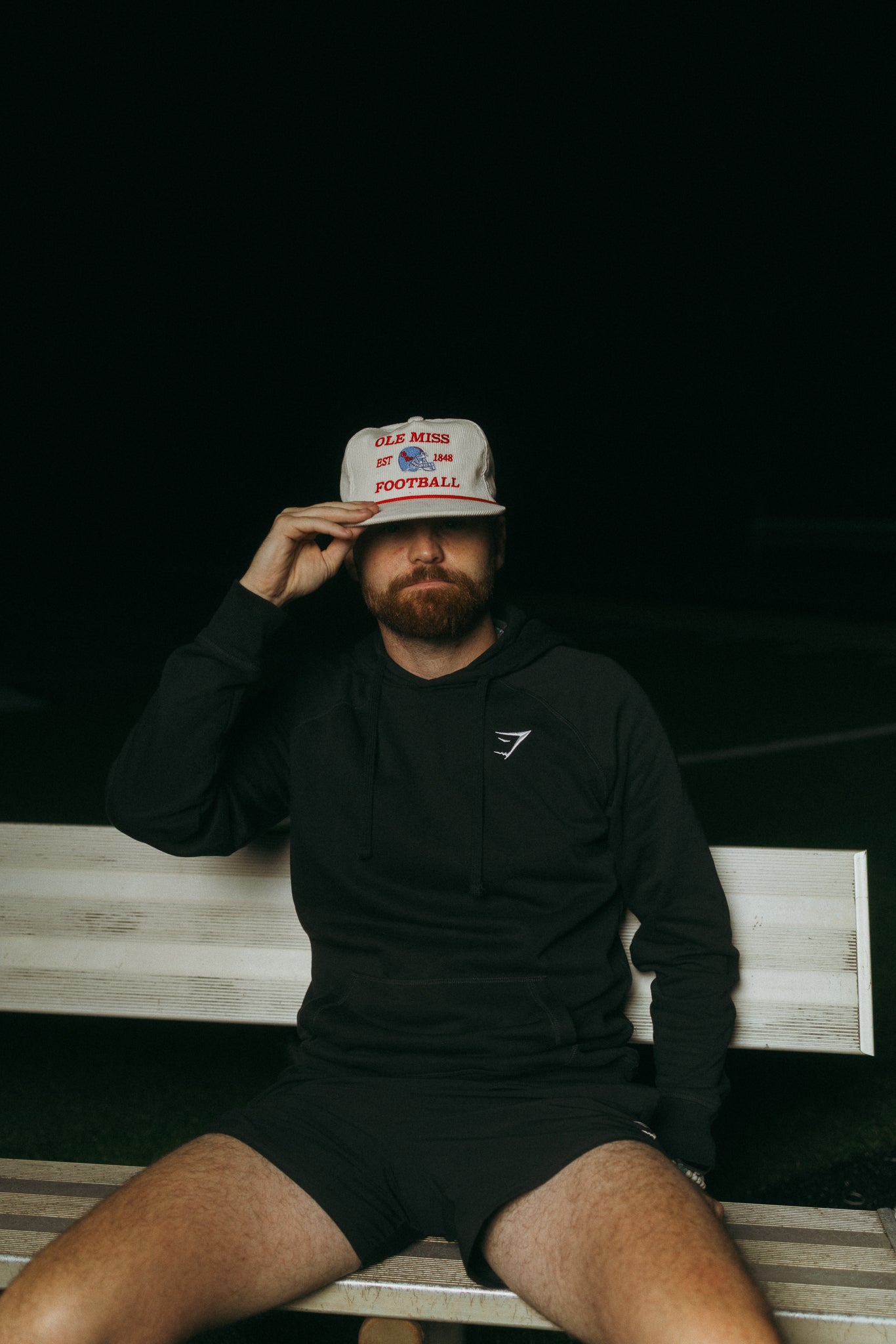 White Corduroy Ole Miss Football