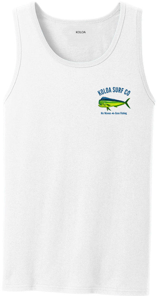 Koloa Mahi Mahi "No Waves Gone Fishing" Tank Top
