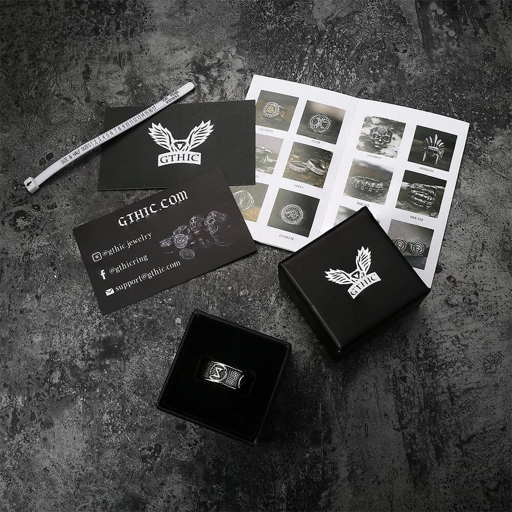 Witchers Elements Signs Stainless Steel Ring