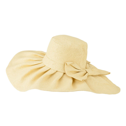 Women's Woven Paper Bow Hat
